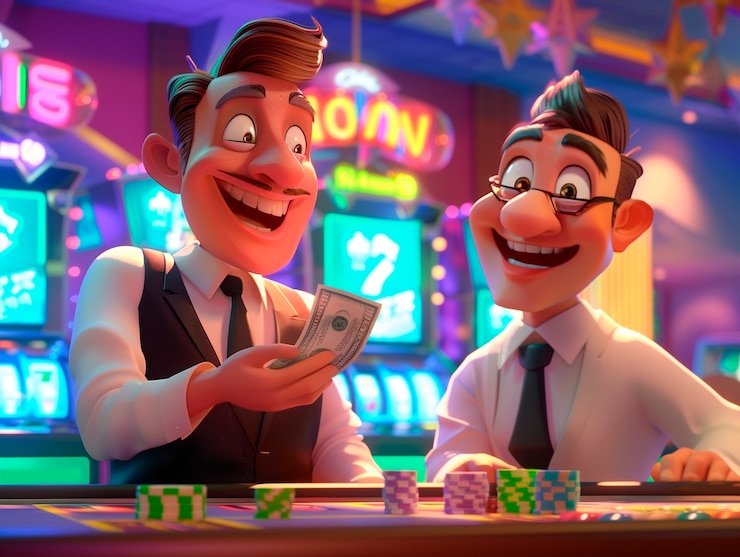 Tampilan meja Texas Poker langsung di jalurtogel dengan dealer, dua hole cards, dan betting controls